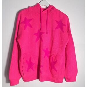 Sassy Shortcake Total Domination Star Sweater Womens Pink Hoodie Large